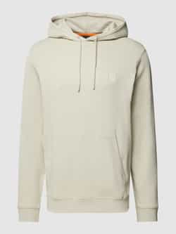 Hugo Boss Beige Crewneck Katoenen Trui voor Mannen Beige Heren
