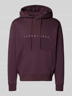 jack & jones Hoodie met labelprint