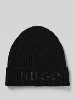 HUGO Muts van zuivere wol model 'UNISEX'