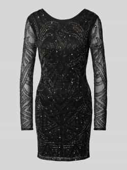 Lace & Beads Cocktailjurk met sierparels