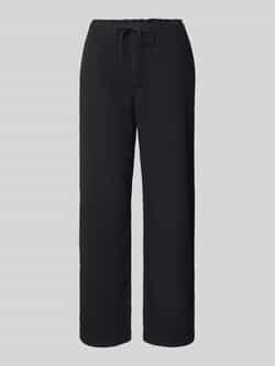Marc O'Polo Relaxed fit linnen broek met tunnelkoord