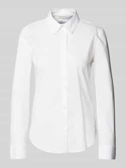 Tom Tailor Regular fit blouse met lange mouwen van katoenmix