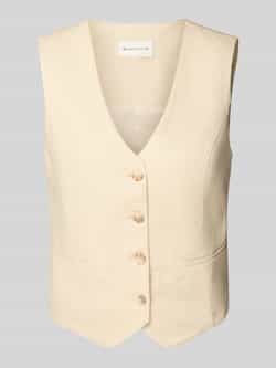 Tom Tailor Slim fit gilet van twill