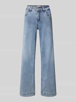 FREE QUENT Wide leg jeans met riemlussen model 'Lopez'