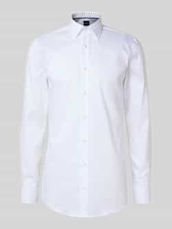 Boss Slim fit zakelijk overhemd met extra lange mouwen model 'HANK'