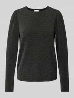 Vila Shirt met lange mouwen en ronde hals model 'ELEINA'