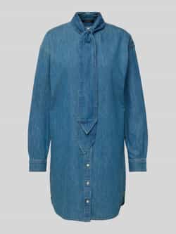 Lauren Ralph Lauren Jeansjurk met strik model 'GURANILLE'
