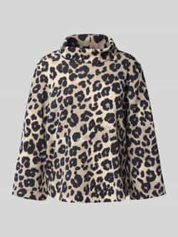 S.Oliver BLACK LABEL Relaxed fit sweatshirt met luipaardprint