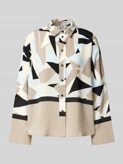 b.Young Regular fit blouse met structuurmotief model 'Favia'