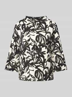 S.Oliver BLACK LABEL Regular fit sweatshirt met 3 4 mouwen