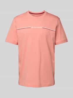 Tom Tailor Regular fit T-shirt van puur katoen met labelprint