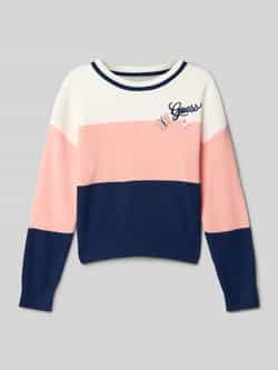 Guess Regular fit gebreide pullover van viscosemix