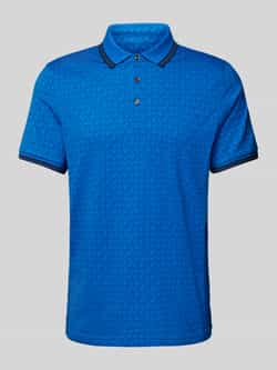 Michael Kors Regular fit poloshirt met all-over labelmotief model 'GREENWICH'