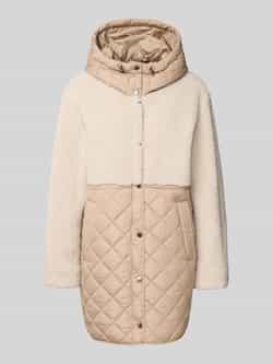 WHITE LABEL Gewatteerd jack met fleece en steekzakken