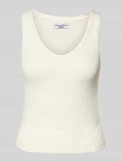 Marc O'Polo DENIM Tanktop in gebreide look