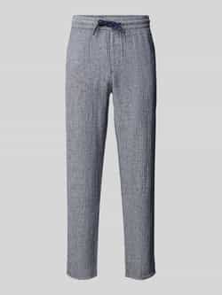 Blend Regular fit stoffen broek met tunnelkoord model 'MORGAN'