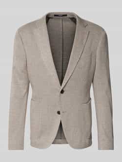 JOOP! Collection 2-knoops colbert met geweven motief model 'HOVEREST'