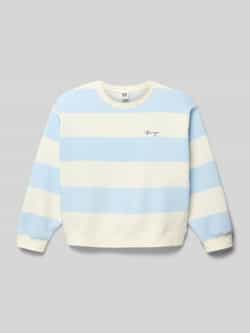 Roxy Sweatshirt met labelstitching model 'LITTLE THINGS CREW'