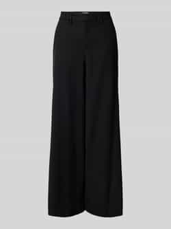Drykorn Broek met wijde pijpen en steekzakken model 'BROAD'