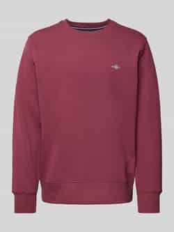 Gant Sweatshirt REG SHIELD C-NECK SWEAT met logoborduursel op borsthoogte