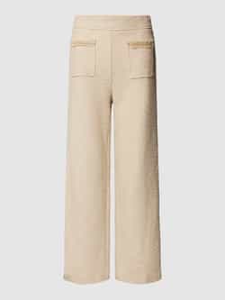 CAMBIO Culotte van tweed met siergarnering model 'CAMERON'