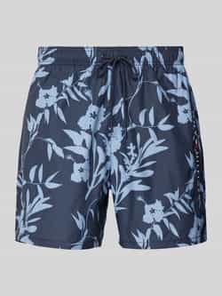 Tommy Hilfiger Regular fit korte zwembroek met labelstitching