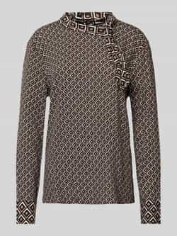 Christian Berg Woman Slim fit blouse met asymmetrische hals