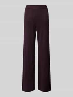 Vero Moda Wide leg gebreide broek met elastische band model 'NALINA'