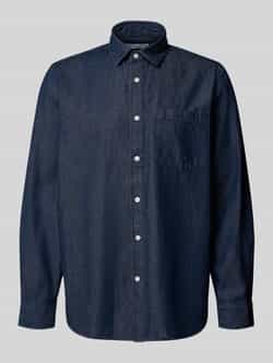 Selected Homme Regular fit jeansoverhemd van puur katoen model 'REGCARLO'