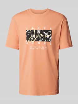 Jack & jones T-shirt met labelprint model 'ARUBA'