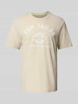 Tom Tailor Regular fit T-shirt van puur katoen