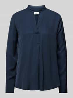 Marc O'Polo Blouse van viscose met tuniekkraag