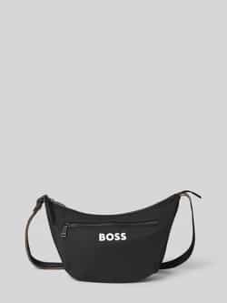 Boss Schoudertas met contrasterend logo