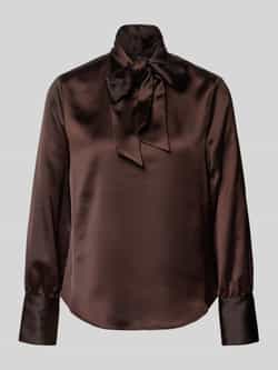 S.Oliver BLACK LABEL Relaxed fit strikblouse van satijn