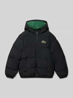 Lacoste Regular fit gewatteerd jack met logostitching