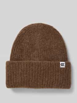 Opus Beanie met labeldetail model 'Afello'