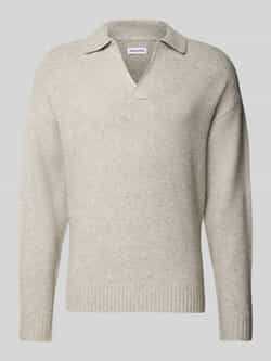 Jack & jones Gebreide pullover met V-hals model 'SOHO'