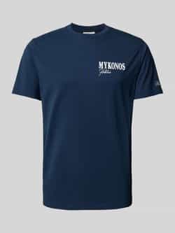 MC2 Saint Barth T-shirt met statementprint model 'MYKONOS LINE 61'