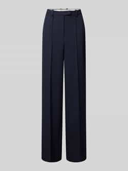 Tommy Hilfiger Straight leg stoffen broek met vaste persplooien