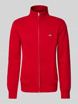 Gant Regular fit sweatjack met labelstitching model 'SGIELD'