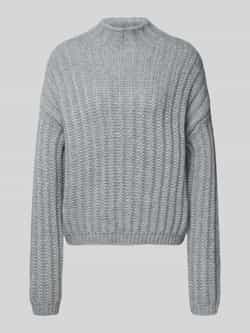HUGO Relaxed fit gebreide pullover van katoenmix met wol model 'SAFINEYNY'