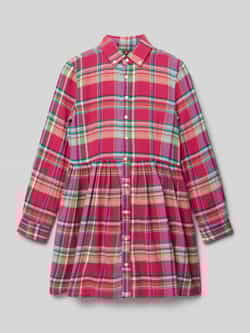 Polo Ralph Lauren Teens Mini-jurk met knoopsluiting