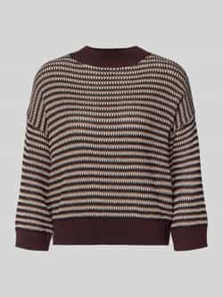 Opus Gebreide pullover met ribboorden model 'Peipina'
