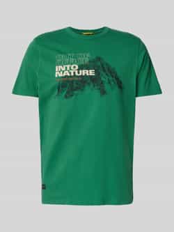 Camel active T-shirt met labelprint
