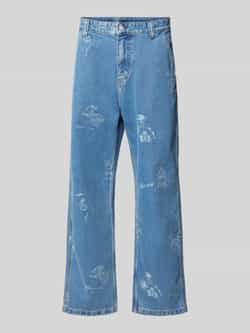 Carhartt Work In Progress Tapered fit jeans in 5-pocketmodel model 'STAMP'