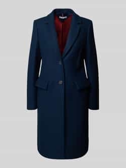 Tommy Hilfiger Regular fit lange jas van wolmix met kasjmier