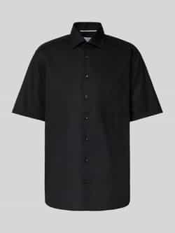 Eterna Overhemd met korte mouwen Comfort fit NON IRON (strijkvrij)