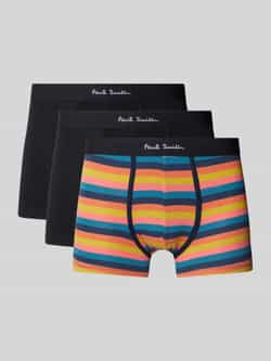 Paul Smith Boxershort met elastische band met logo in een set van 3 stuks