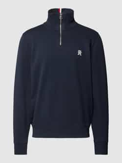 Tommy Hilfiger Monogram Opstaande Kraag Sweatshirt Blue Heren