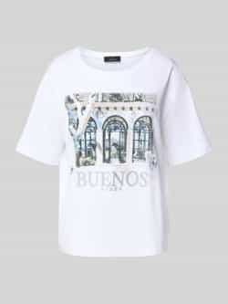 Monari T-shirt met motiefprint